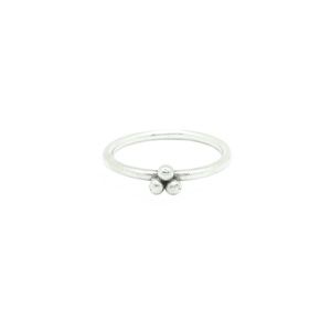 Ring Triple Dot Stacking Sterling Silver